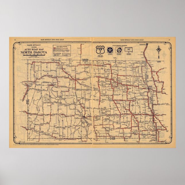 Póster Dakota del Norte 2 (Frente)