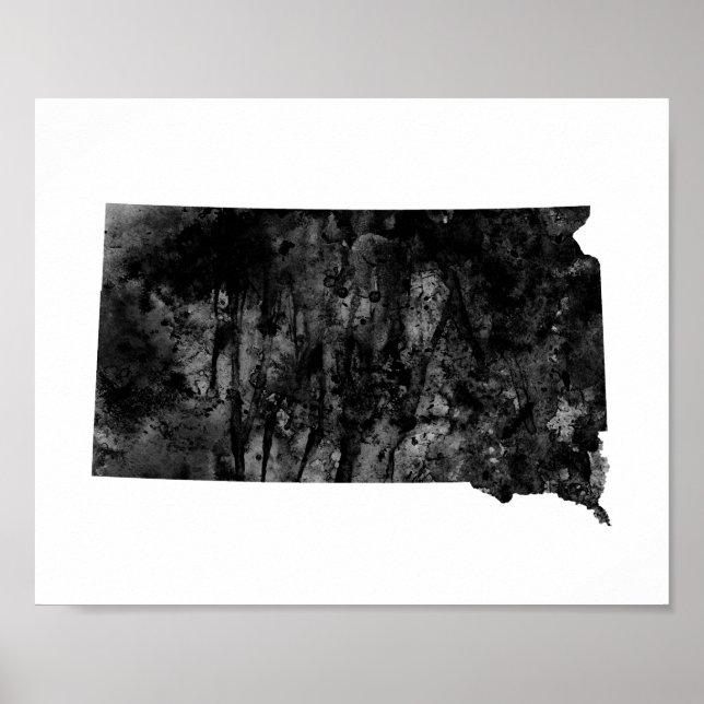 Póster Dakota del Sur (Frente)