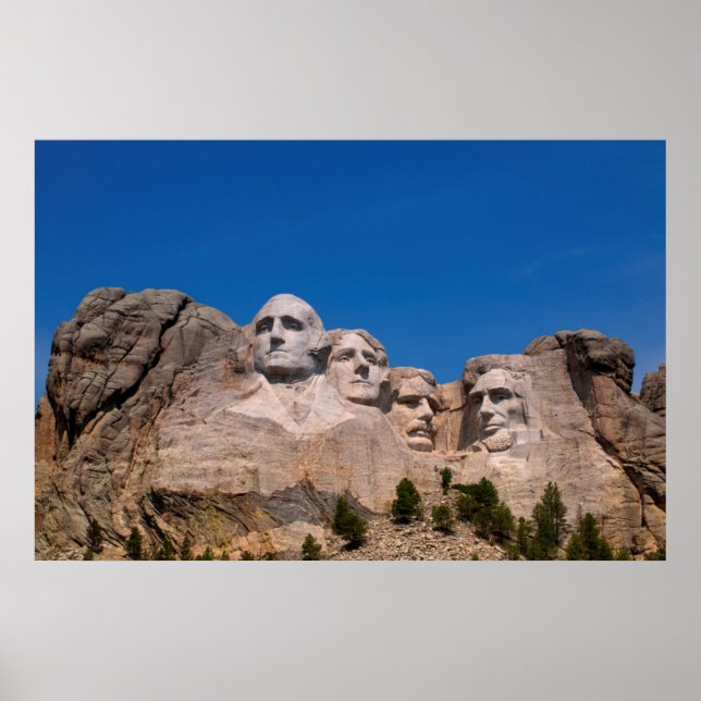 Póster Dakota del Sur, Keystone, Monte Rushmore (Frente)