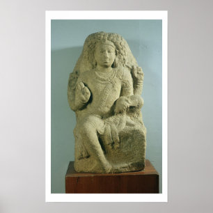 Póster Dakshinamurti, Tamil Nadu, Dinastía Pallava (grani