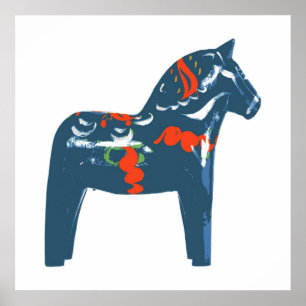 Póster Dala Horse