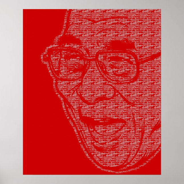 Póster Dalai Lama desobedece a Poster sonriente (Frente)