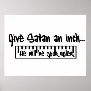 Póster Dale a Satan Inch...