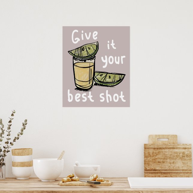 Póster Dale lo mejor de ti (Cocina)