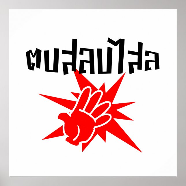 Póster Dale una cachetada a Silly Universidad de Beirut,  (Frente)