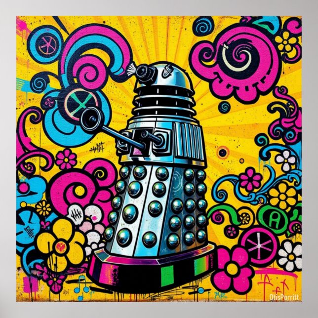 PÓSTER DALEKS DE AMOR (Frente)