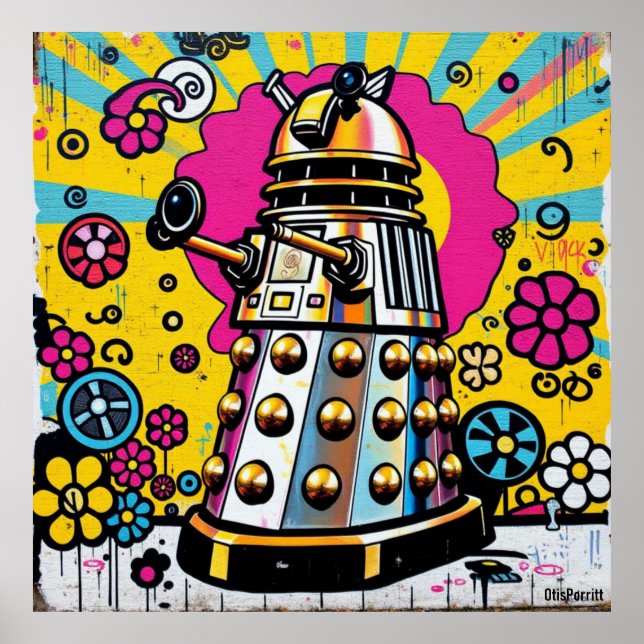 PÓSTER DALEKS OF LOVE-2 (Frente)