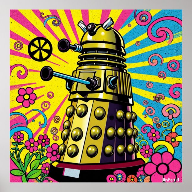 PÓSTER DALEKS OF LOVE-3 (Frente)