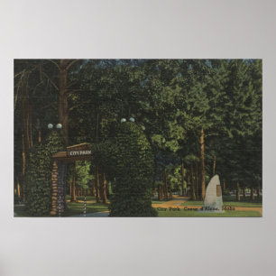 Póster d'Alene de Coeur, identificación - vista del