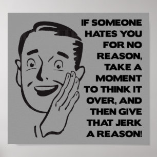 Póster Dales Una Razón Graciosa Rótulo Poster