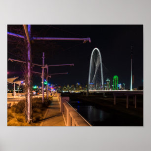 Póster Dallas Evening Walk