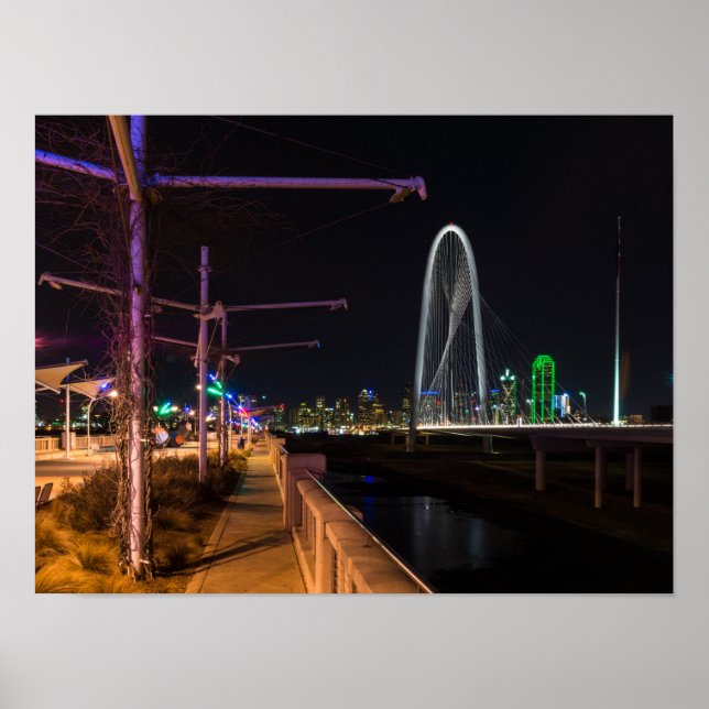 Póster Dallas Evening Walk (Frente)