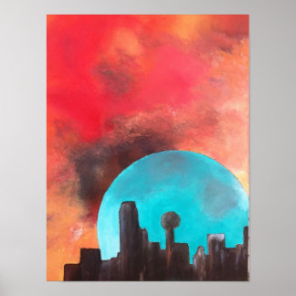 Póster Dallas por Moonlight