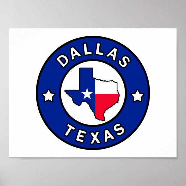 Póster Dallas Texas (Frente)