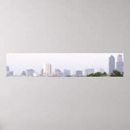 Póster Dallas, Texas Skyline