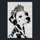 Póster Dalmatian con Tiara<br><div class="desc">Mascotas</div>