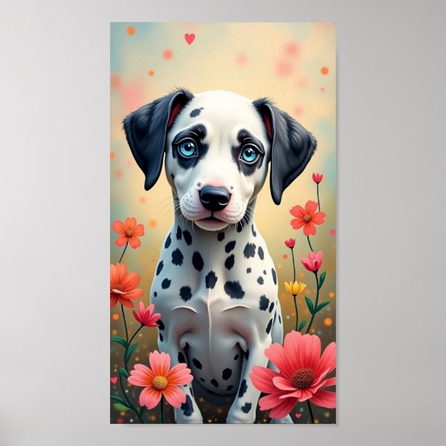 Póster Dalmatian Cutie (Frente)