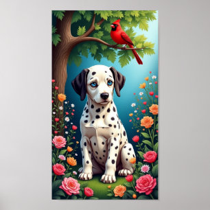 Póster Dalmatian Cutie