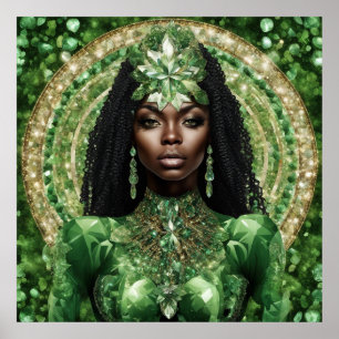 Póster Dama afortunada - Poster