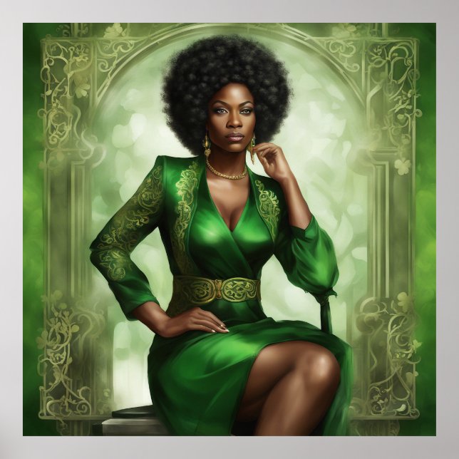 Póster Dama afortunada - Poster (Frente)