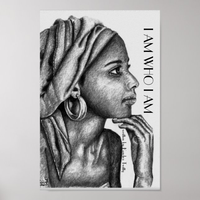Póster dama africana (Frente)