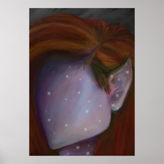 Póster Dama Cardo Lunar (Frente)