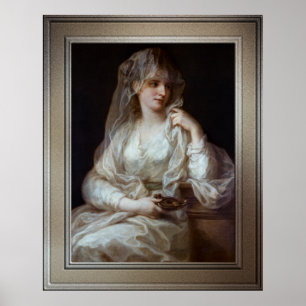 Póster Dama como virgen Vestal por Angelika Kauffmann