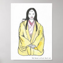 Dama de Fujiwara - Antigua moda histórica japonesa