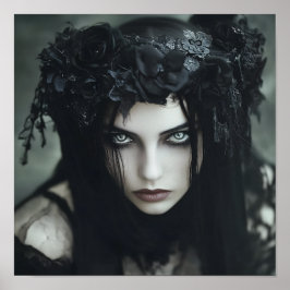 Póster Dama de gótico