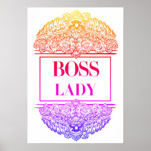 Póster Dama de Jefe - Empoderamiento elegante