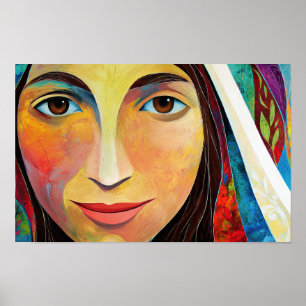 Póster Dama de la Casa Santa