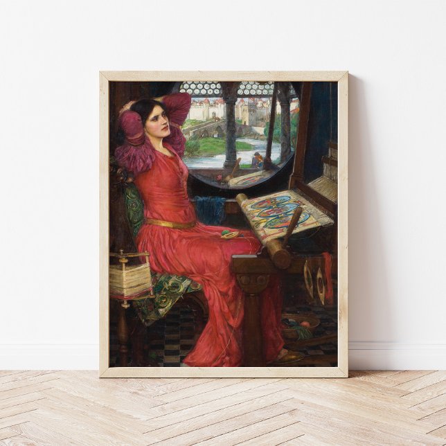 Póster Dama de Shalott | John William Waterhouse (Subido por el creador)