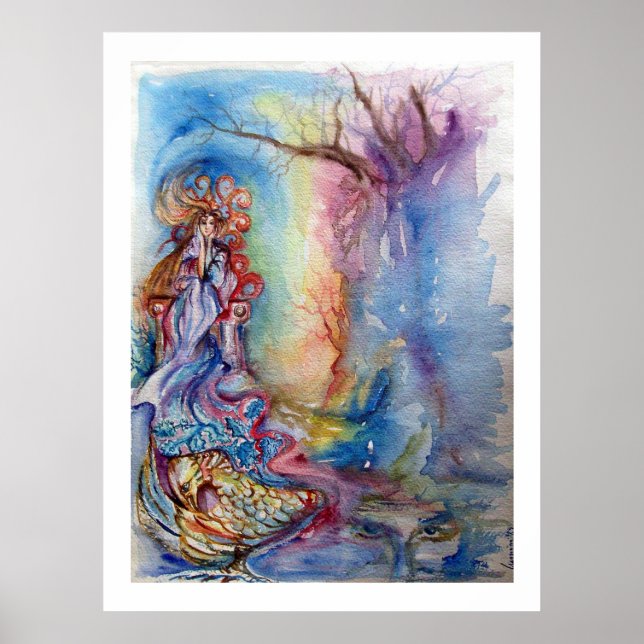 Póster DAMA DEL LAGO, Mágica y Misterio (Frente)