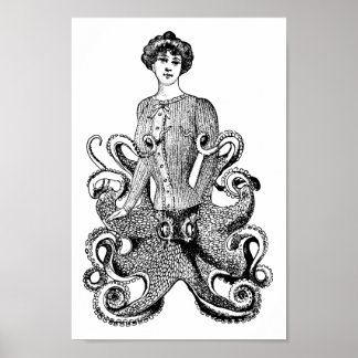 Póster Dama del Octopus