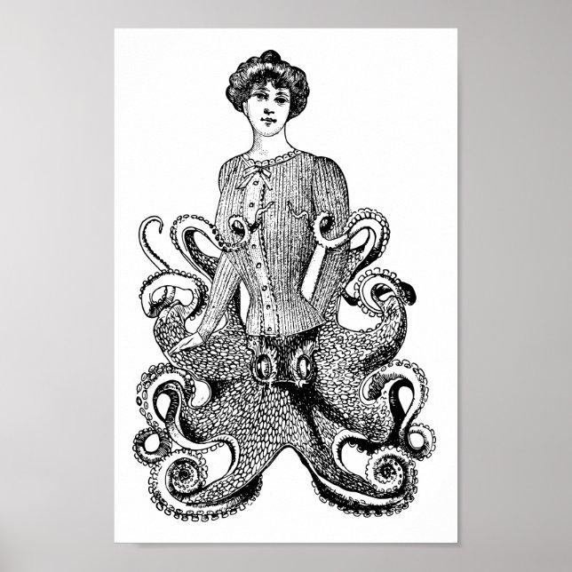 Póster Dama del Octopus (Frente)