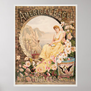 Póster Dama del tabaco