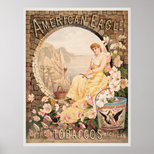 Póster Dama del tabaco (Frente)