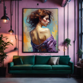 Póster Dama elegante