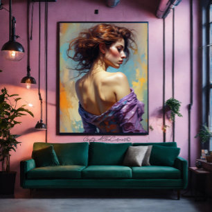 Póster Dama elegante