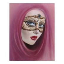 DAMA EN LA BOLA DE MASQUERADE