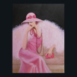 PÓSTER DAMA EN ROSA, POSTER DE ART DECO<br><div class="desc">Un bonito cuadro de una mujer femenina y elegante de la época Art Decó, atemporal y encantadora. Un encantador poster para añadir a su tienda, a su cuarto de polvo o a cualquier lugar de su casa. Al instante añadirá belleza y será una pieza de conversación. ¡También un gran regalo!...</div>