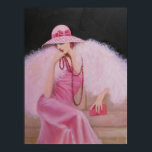 PÓSTER DAMA EN ROSA, POSTER DE ART DECO<br><div class="desc">Un bonito cuadro de una mujer femenina y elegante de la época Art Decó, atemporal y encantadora. Un encantador poster para añadir a su tienda, a su cuarto de polvo o a cualquier lugar de su casa. Al instante añadirá belleza y será una pieza de conversación. ¡También un gran regalo!...</div>