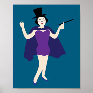 Póster Dama Maga