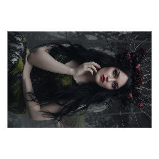 Póster Dama Misteriosa