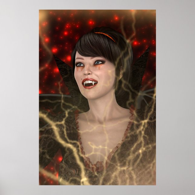 Póster Dama vampiro (Frente)