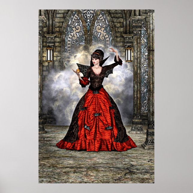 Póster Dama Vampiro (Frente)