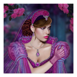 Póster Dama victoriana