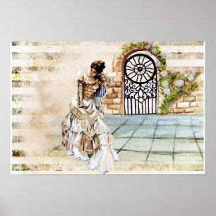 Póster Dama victoriana