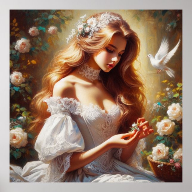 Póster Dama victoriana (Frente)