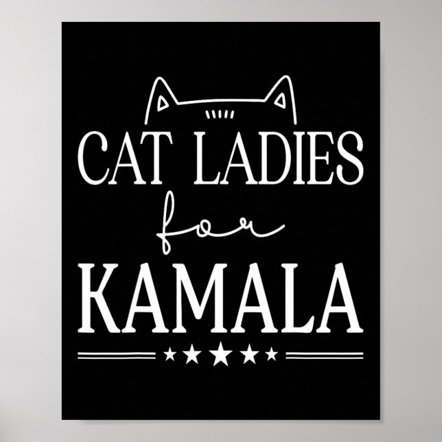 Póster Damas De Kamala Harris 2024 (Frente)